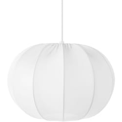 Beliani - Lampada a sospensione di design moderno Plafoniera in nylon sintetico Paralume bianco Mariara