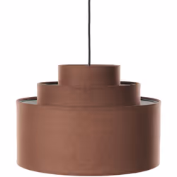 Lampada a sospensione con paralume in tessuto. Dai un tocco di modernità ai tuoi spazi con questa lampada a sospensione dal r ...