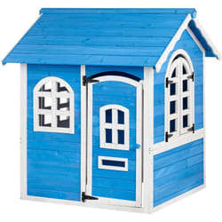 Beliani - Casetta da giardino per bambini Casa in legno Blu Kokkoni