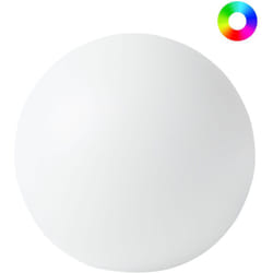 Beliani - Lampada a sfera led per esterni 42 cm in materiale sintetico impermeabile con telecomando bianco Jocoy