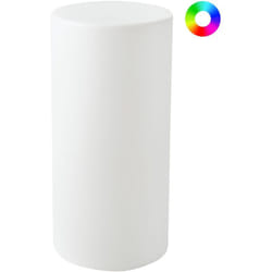 Beliani - Lampada da terra a led per esterni impermeabile con telecomando bianco Piedra