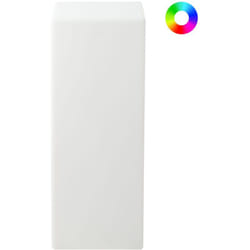Beliani - Lampada da terra a led per esterni bianco impermeabile con telecomando Balsas