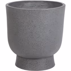 Vaso da fiori rotondo. Questo vaso moderno per piante è perfetto per spazi interni ed esterni. Il suo design elegante e minim ...