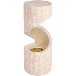 Beliani - Fontana da giardino all'aperto con cascata d'acqua e luce a led in resina beige Winx