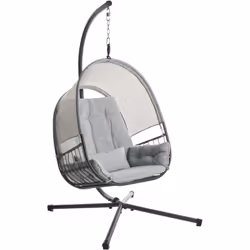 Sedia sospesa in rete da giardino. Crea uno spazio accogliente in giardino con questa elegante poltrona sospesa, pensata per ...