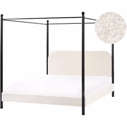 Elegante letto a baldacchino. Crea una camera da letto lussuosa e raffinata con questo elegante letto a baldacchino. Caratter ...