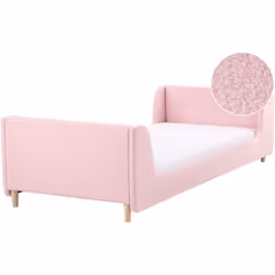Elegante letto imbottito. Crea uno spazio per dormire accogliente e stiloso con questo letto singolo dal design elegante. Riv ...