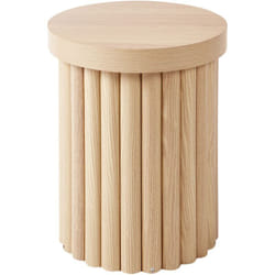 Beliani - Tavolino rotondo in mdf Legno chiaro Genola