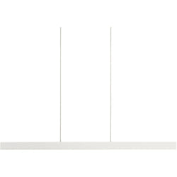 Beliani - Lampada a sospensione moderna con luce led integrata Base in ferro con paralume in alluminio e telecomando Bianco Arenas