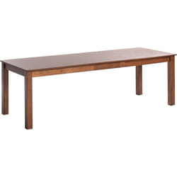 Tavolo allungabile rettangolare legno massiccio 160/240 x 90 cm Legno chiaro Madura