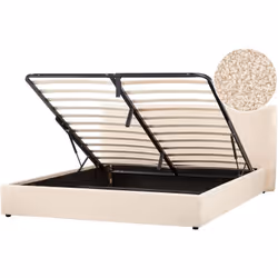 Letto contenitore classico con rivestimento morbido. Questo letto classico non solo renderà le tue notti più piacevoli e rila ...