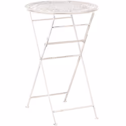 Tavolino da esterno dal design vintage. Goditi la tua bevanda rinfrescante preferita seduto a questo tavolo da bar decorativo ...