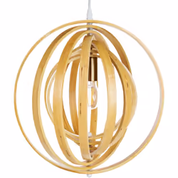 Lampada a sospensione regolabile. Porta fascino rustico ed eleganza naturale nella tua casa con questa lampada a sospensione  ...