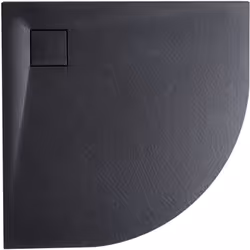 Piatto doccia arrotondato con effetto pietra naturale. Questo elegante piatto doccia è realizzato in avanzato SMC sintetico, ...