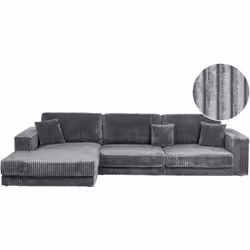 Divano minimalista con cuscini aggiuntivi. Dai un tocco di eleganza al tuo spazio living con questo divano angolare minimalis ...