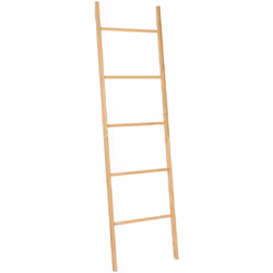 Portasciugamani a scala in legno. Rinnova il tuo bagno o la tua camera da letto con questo elegante stendino in bambù. Con ci ...