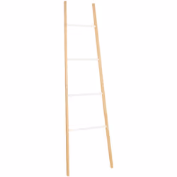Portasciugamani a scala di legno. Aggiungi un tocco di fascino minimalista al tuo bagno con questo portasciugamani a scala. I ...