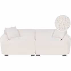 Divano 3 posti imbottiti con cuscini. Immergiti nel comfort morbido di questo elegante divano a 3 posti, progettato per il re ...