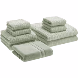 Set di 9 asciugamani da bagno. Questo set di asciugamani veramente morbidi e soffici è la scelta migliore per il tuo bagno. I ...