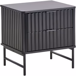 Comodino moderno con cassetti. Questo elegante comodino con due ampi cassetti è la soluzione perfetta per riporre gli oggetti ...