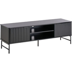 Beliani - Mobile tv in mdf nero 140 x 40 cm Glastonbury