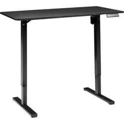 Scrivania elettrica regolabile nero 120 x 60 cm Tavares
