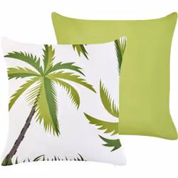 Cuscini decorativi per esterni. Porta un'atmosfera fresca e tropicale nel tuo spazio esterno con questo duo di cuscini dai co ...