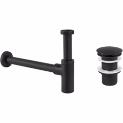 Set di scarico per bottiglie e lavabi. Aggiungi un tocco di stile al tuo bagno con questo elegante sifone a bottiglia in otto ...