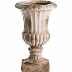 Vaso per piante in stile vintage con effetto invecchiato. Aggiungi un tocco di carattere vintage alla tua casa con questo ori ...