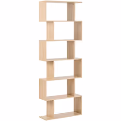 Libreria capiente. Un perfetto equilibrio tra stile e funzionalità, questa libreria a 6 ripiani è progettata per completare q ...