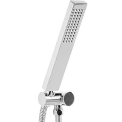 Beliani - Soffione doccia classico moderno rettangolare 1 modalità di spruzzo Metallo Argento Tabacal
