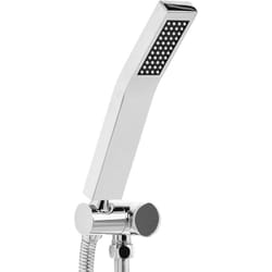 Beliani - Soffione doccia classico moderno rettangolare 1 modalità di spruzzo Metallo Argento Amboro
