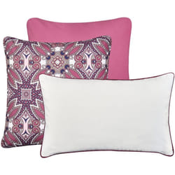 Set di 2 cuscini da giardino per esterni con motivo 45 x 45 cm multicolore Mirage