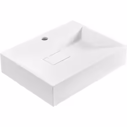 Lavabo da bagno in ceramica. Questo elegante lavabo sospeso unisce un design minimalista a una funzionalità pratica, rendendo ...