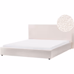 Letto matrimoniale classico con rivestimento morbido. Questo letto classico non solo renderà le tue notti più piacevoli e ril ...