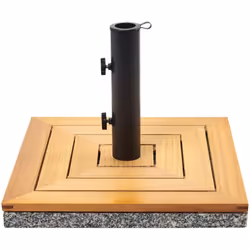 Base per ombrellone quadrata da esterno. Questa elegante base per ombrellone garantisce stabilità anche nelle giornate ventos ...