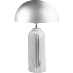 Beliani - Lampada da tavolo moderna a stelo con paralume in ferro Singolo 55 cm Base in ferro Argento Jalangi