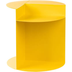 Beliani - Tavolino basso rotondo in metallo giallo Taggart