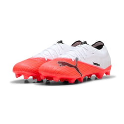 PUMA Ultra Nitro 7 Match FG/AG Calcio Maschio Rosso, Bianco