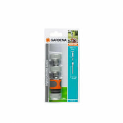 Gardena - Kit irrigazione per rubinetteria esterna 13 mm 1/2' - 15 mm 1/2' - 15 mm 1/2' - 1 raccordo - 2 naselli per rubinetteria
