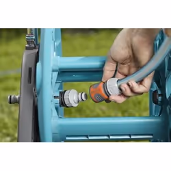 Gardena AquaRoll M Easy Carrello avvolgitubo Manuale Nero, Blu, Arancione - Vista aggiuntiva 4