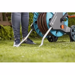 Gardena AquaRoll M Easy Carrello avvolgitubo Manuale Nero, Blu, Arancione - Vista aggiuntiva 5