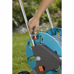 Gardena AquaRoll M Easy Carrello avvolgitubo Manuale Nero, Blu, Arancione - Vista aggiuntiva 7