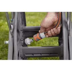 Gardena AquaRoll L Easy Carrello avvolgitubo Manuale Nero, Blu, Arancione - Vista aggiuntiva 4