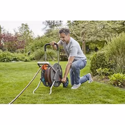 Gardena AquaRoll L Easy Carrello avvolgitubo Manuale Nero, Blu, Arancione - Vista aggiuntiva 6