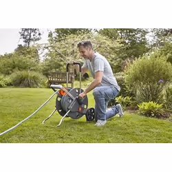 Gardena AquaRoll L Easy Carrello avvolgitubo Manuale Blu, Grigio, Arancione - Vista aggiuntiva 5