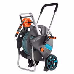 Gardena AquaRoll L Easy Carrello avvolgitubo Manuale Blu, Grigio, Arancione - Vista aggiuntiva 8