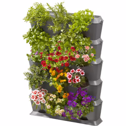 Il GARDENA NatureUp! Start Set verticale con irrigazione è il sistema flessibile per trasformare le pareti nude in un vero e  ...