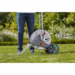 Gardena 18541-20 avvolgitubo da giardino Avvolgitubo multiposizione Manuale Nero, Acciaio inox - Vista aggiuntiva 6