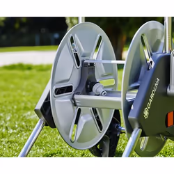 Gardena 18541-20 avvolgitubo da giardino Avvolgitubo multiposizione Manuale Nero, Acciaio inox - Vista aggiuntiva 8